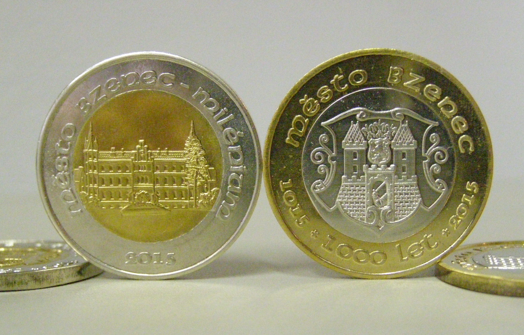 Pamětní mince 1000 let Města Bzenec