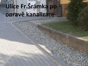 Kanalizace v ul. Fr. Šrámka